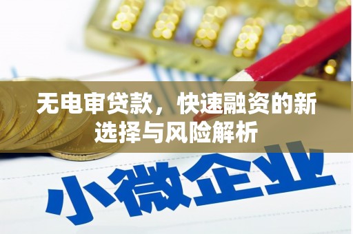 烈山无电审贷款，快速融资的新选择与风险解析
