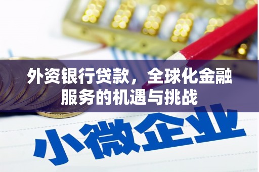 烈山外资银行贷款，全球化金融服务的机遇与挑战